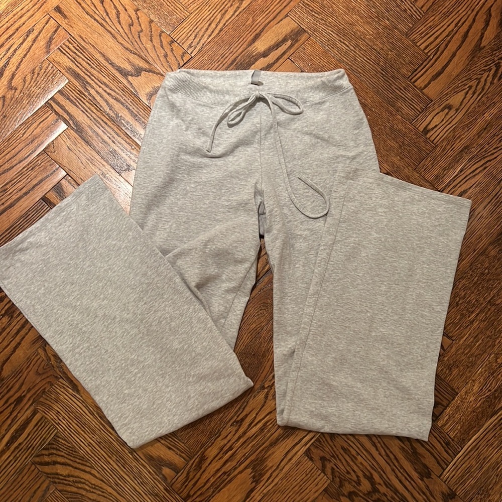 SKIMS straight leg cotton pants